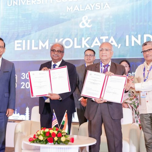 Signing a Memorandum of Understanding with EIIL Business School